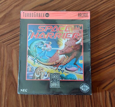 PRECINTADO Space Harrier Turbo Grafx Neu Fabrikversiegelt Kombinierter Versand