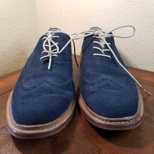 Original PENGUIN by Munsingwear Men's Blue Suede Upper Oxford Shoes Size 10.5