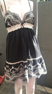 Nuistette Marjolaine LILY Taille 44 - 24% Soie, Noire, Neuve Avec étiquette, Style Babydoll