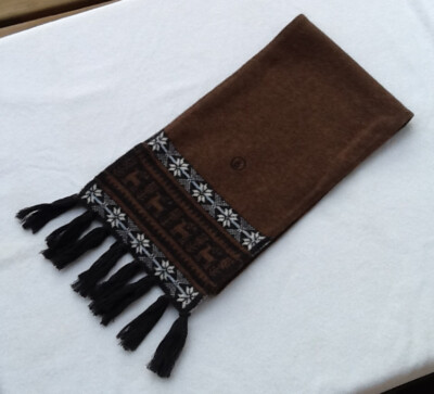 Bogner Scarf Men's Size M, Brown