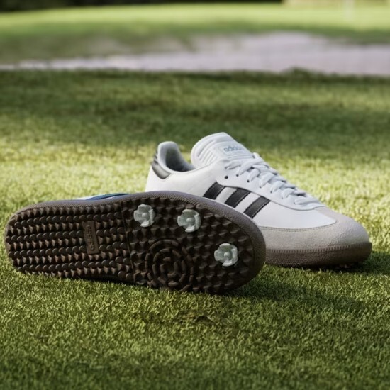 Adidas Samba Spikeless Golf Shoes Cloud White/Gum - JH6149