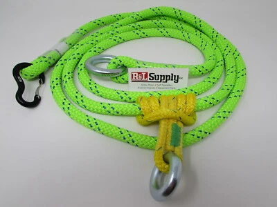 NOTCH, ROPE LOGIC ROPE LOGIC'S ADJUSTABLE FRICTION SAVER 5/8IN KMIII GREEN W ACCESSORY BINER