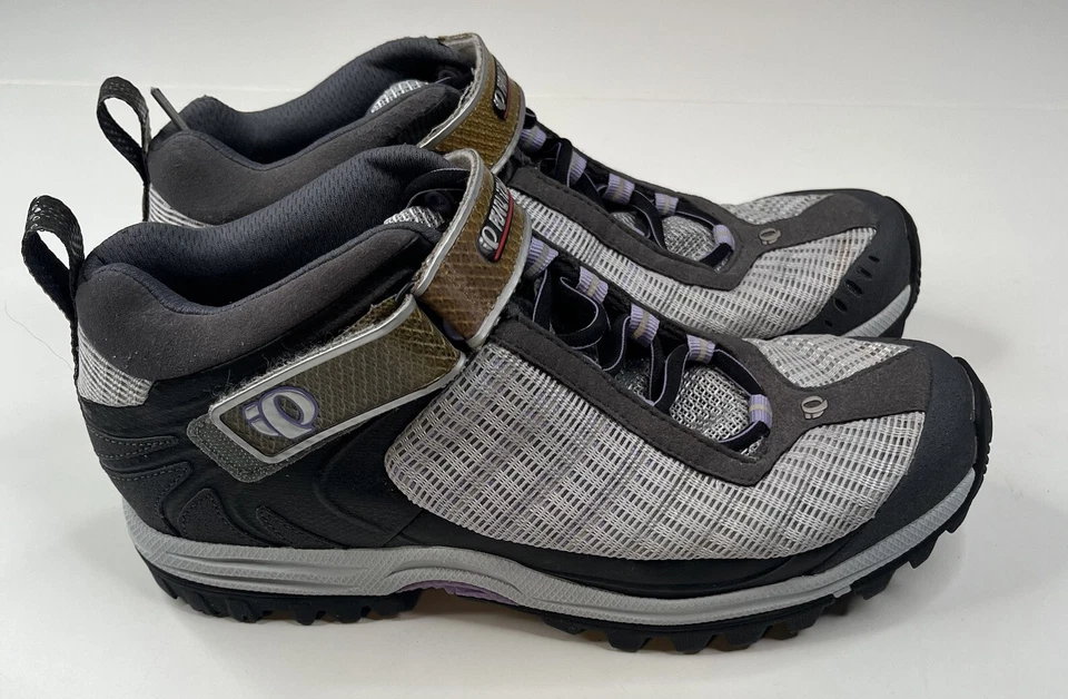 Pearl Izumi NUEVO SIN CAJA X-Alp Mid Mujer’s 8.5 Púrpura Gris Cordones Zapatillas Ciclismo SFB Foto 3 de 4