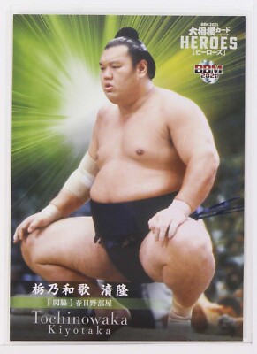 極上 象 天球 189g タサチ 東さ7-0325① Tochinowaka Kiyotaka (Sekiwake) - 2021 BBM Sumo Wrestling