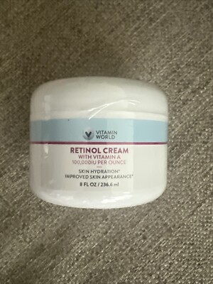 Vitamin World Retinol Cream 100,000 IU 8 oz., Vitamin A