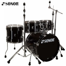 Sonor AQ1 Series STAGE 5-Piece Birch Drum Set Piano Black AQ1-STAGEWMCPB