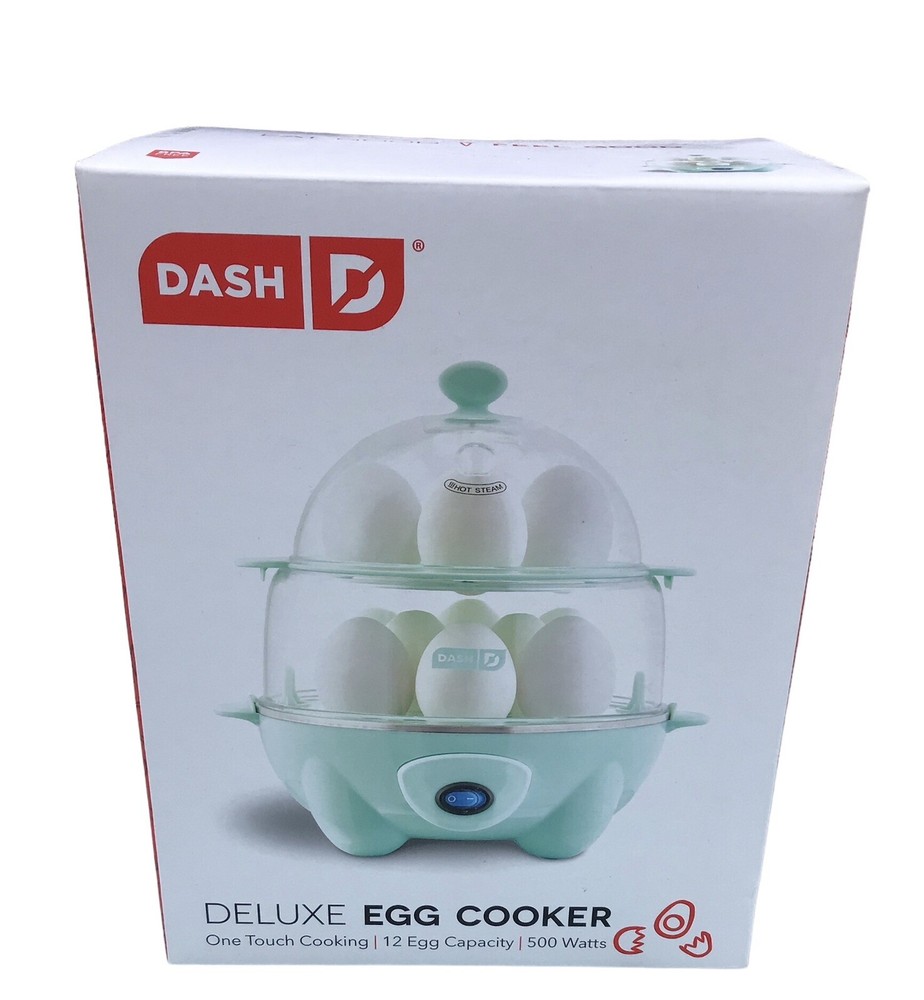 Dash Deluxe Egg Cooker for Hard Boiled Poached Scrambled with 12 Egg Capacity – NIBOX  