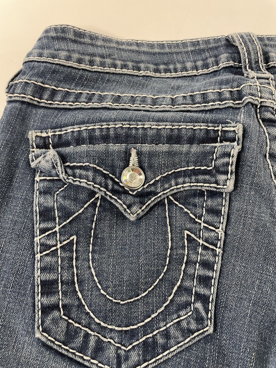 True Religion Womens 28 Jeans Disco Billy Big T Blue Tag True Religion Womens 28 Jeans Disco Billy Big T Blue Tag