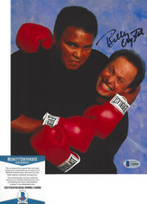 BILLY CRYSTAL STAND UP COMEDIAN MUHAMMED ALI SIGNED 8x10 PHOTO BECKETT COA BAS