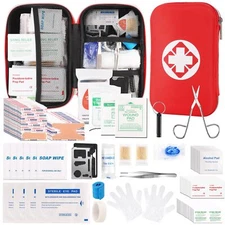 First Aid Kit Emergency Survival Bag Car Home Office Travel Supplies Waterproof
