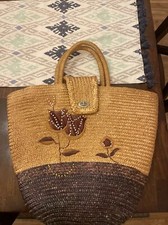 Large Straw Tote Purse