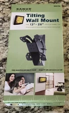 Tilting Wall Mount Sanus Accents SAN10b 13'' - 26” Flat Panel TV New Open Box