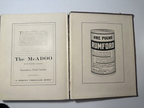 1910 Carolinian Yearbook Annual Greensboro NC State Normal Industrial College - Picture 11 of 14