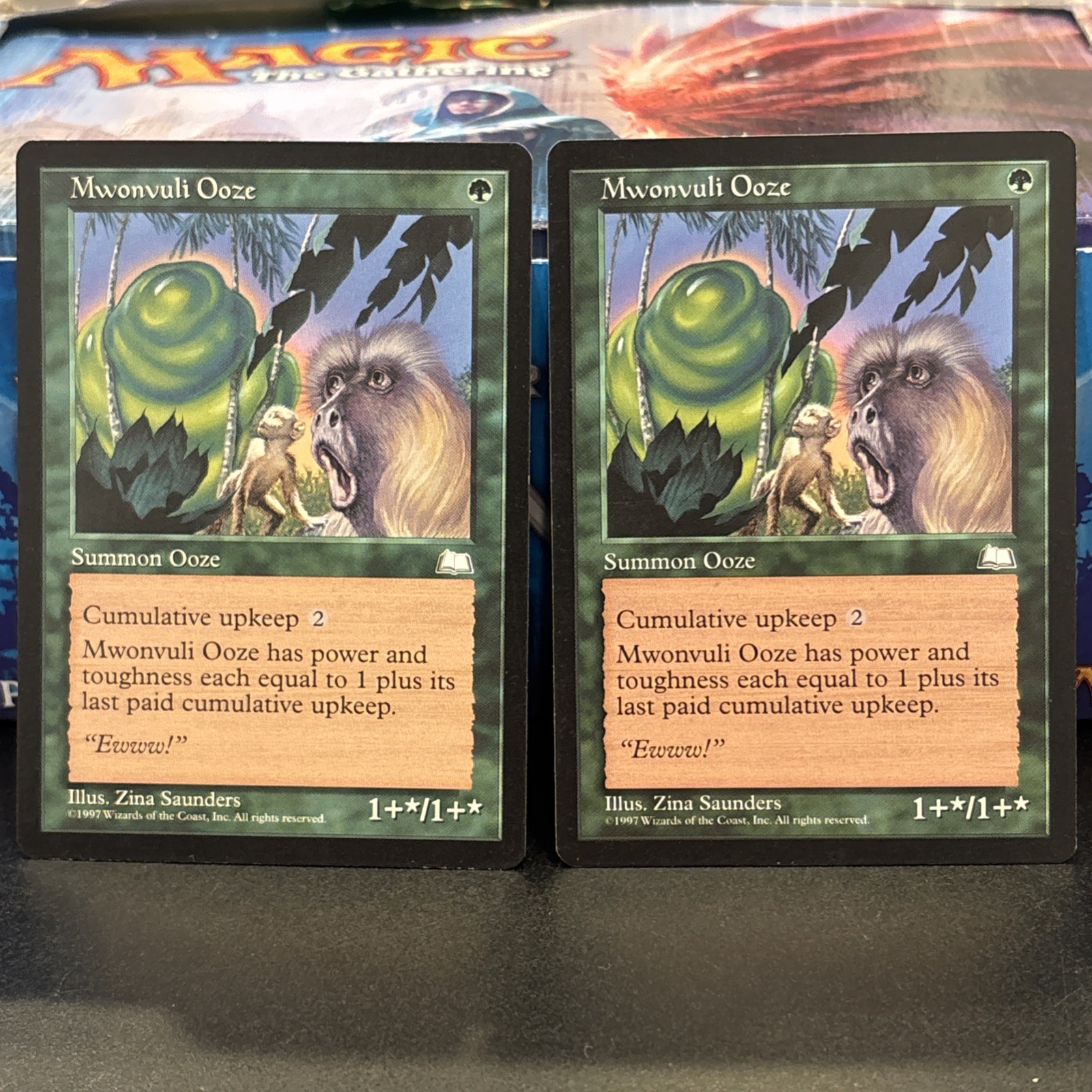 2x Mwonvuli Ooze Weatherlight Magic the Gathering Mtg