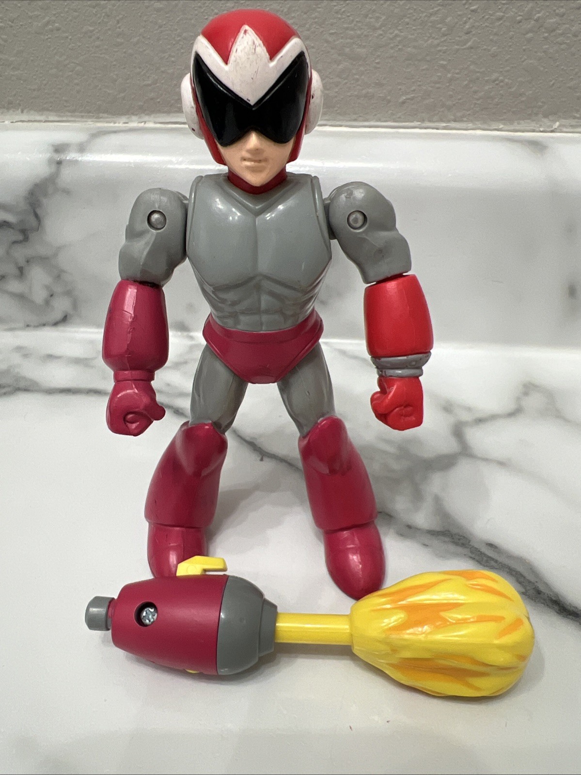 Bandai 1995 Mega Man Proto Man Very Nice!