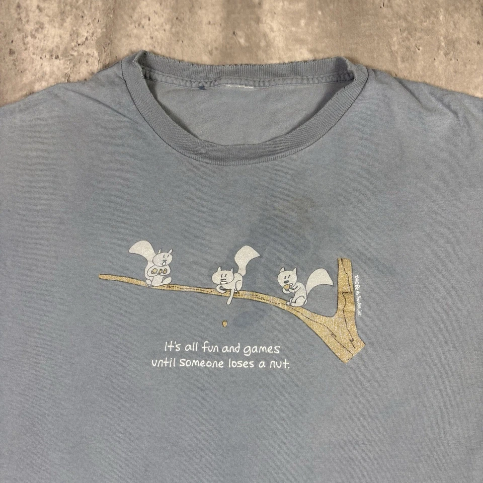 Vintage Be As You Are Funny Quote Humor T Shirt Nuts Adult size Large Foto 3 de 4