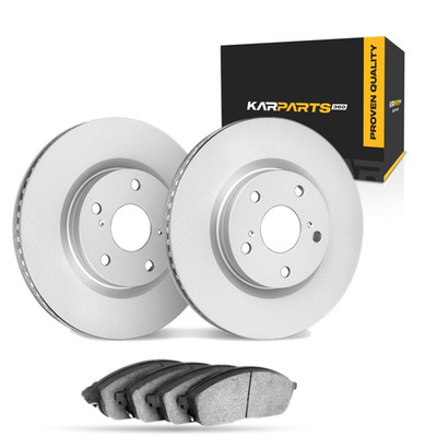 For Volvo V50 2005-2011 Brake Set Front | Cast Iron Rotor Material | Plain Rotor