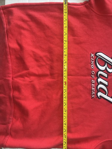 Vintage BUD KING OF BEERS Crew Neck Sweatshirt BUDWEISER Racing Size Medium - Picture 12 of 13
