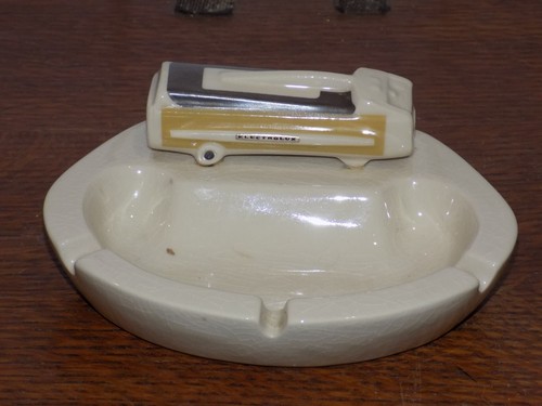 Vintage Electrolux Cream Vacuum Cleaner Promotional Ceramic Ashtray