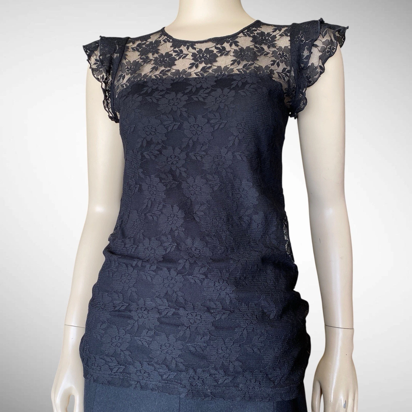 VETEMENTS Camicia blusa Dolce&Gabbana D&G Guipure fiori taglia 44IT M L