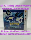 Unlocked Authentic Pokemon Alpha Sapphire Complete CIB 3DS All 721 Shiny Pokemon