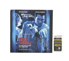 True Romance Patricia Arquette and Christian Slater Autographed Laserdisc Signed