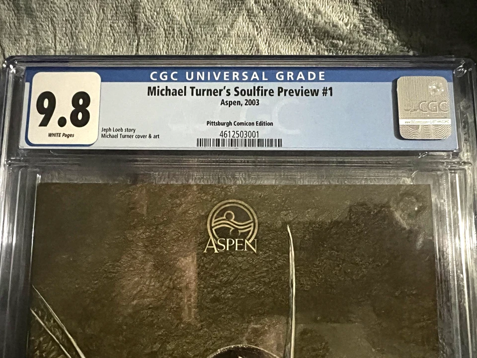 MICHAEL TURNER'S SOULFIRE PREVIEW #1 CGC 9.8 PITTSBURGH COMIC CON EDITION 2003 - Image 3 of 3