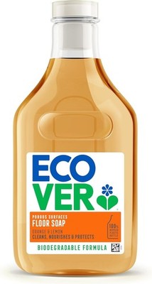 Ecover Bodenseife, Mehrflächenseife für 1 l (1er Pack), orange 