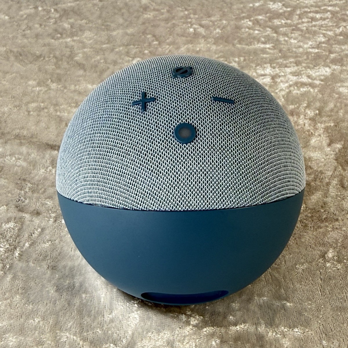 Amazon Echo Dot 4th Gen Glacier White with Clock (Including Power
