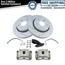Front Brake Pad & Rotor Kit For Jeep