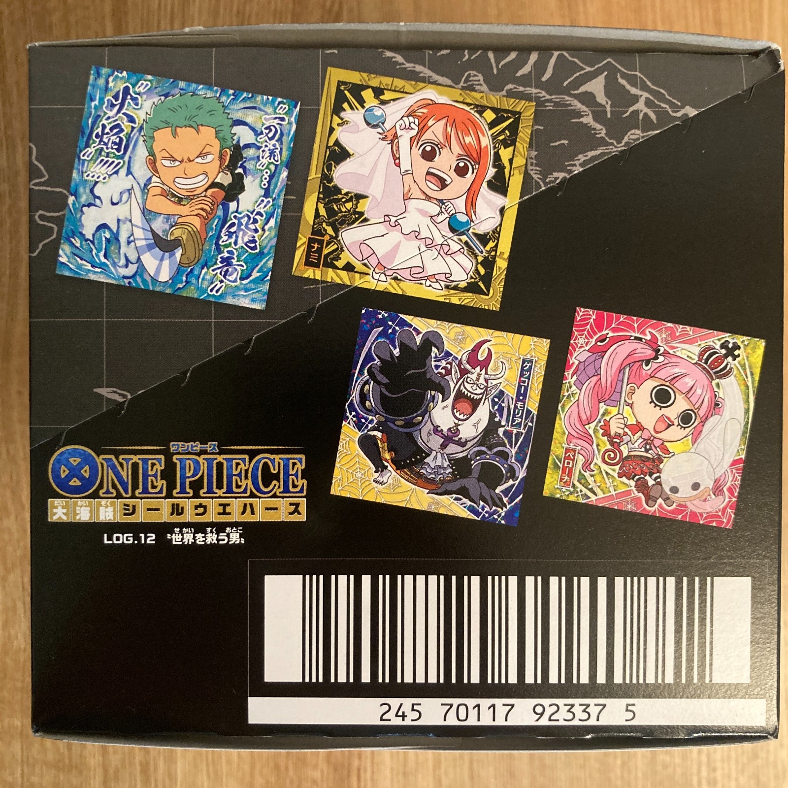 [New] ONE PIECE Great Pirate Seal Wafer Sticker LOG.12 20-Pack Box Japan BANDAI