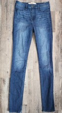 Hollister High Rise Jean Legging Women's 1L W25xL30 Blue Stretch Cotton Blend