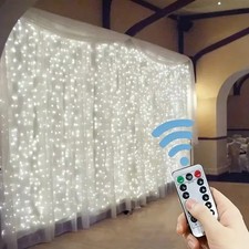 Curtain LED String Lights   3/4/6m USB Fairy Garland with Remote Control