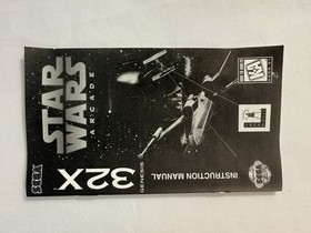 Star Wars Arcade (Sega 32X) CIB Complete in Box w Manual + Reg Card N MINT