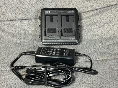 JVC IDX LC-2J Dual Charger for SSL-JVC50  and  SSL-JVC 75  7.4V  Batteries