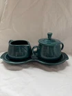 Fiestaware Sugar and Creamer Set Juniper Perfect Condition