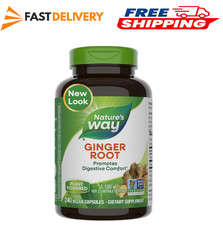Nature's Way Ginger Root 1,100mg - Traditional Digestive Support - 100 Capsules