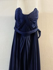 David’s Bridal Navy/Marine Maxi Brides Maid Dress Size 0