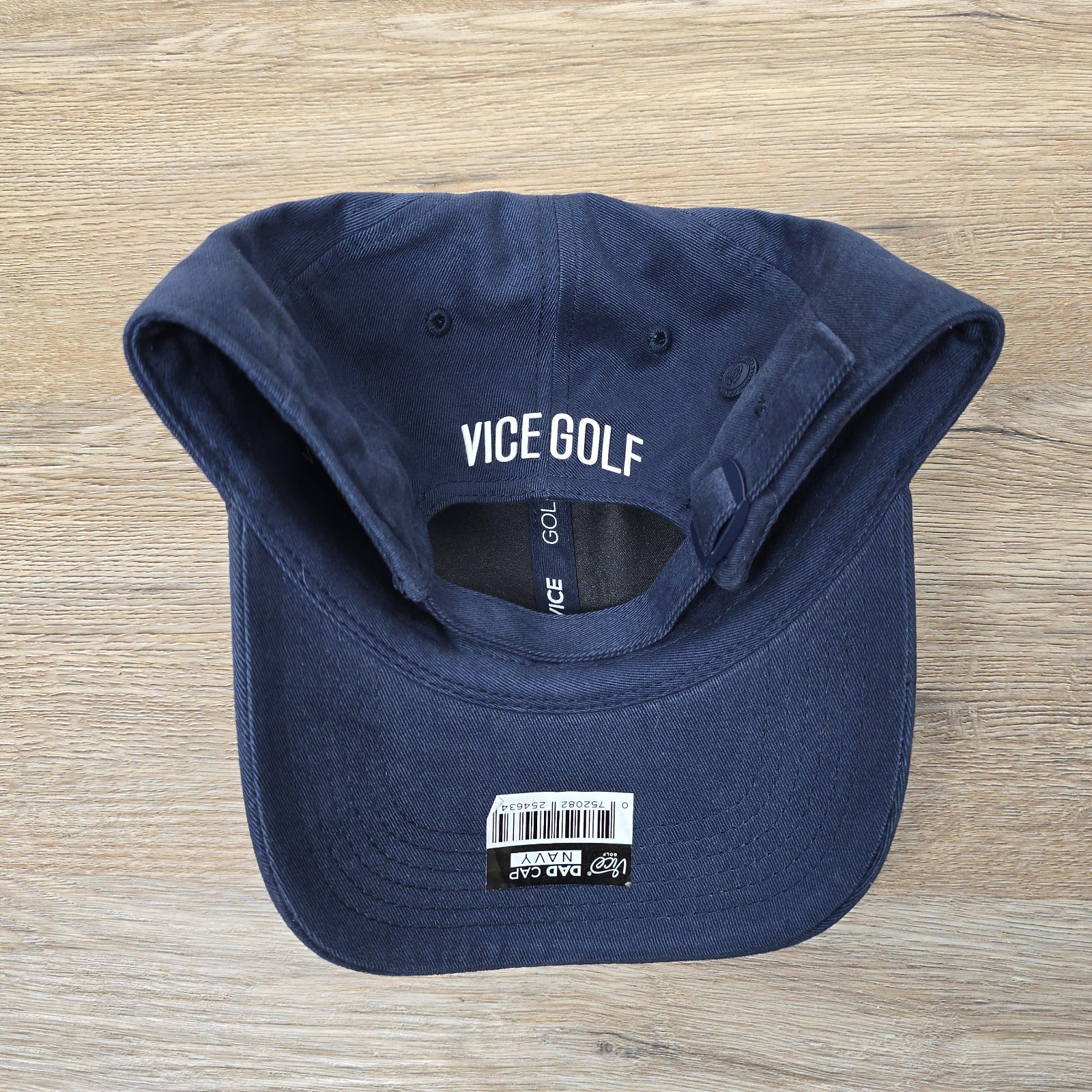 Vice Golf Hat Blue Adjustable Strapback OSFA Unst… - image 7