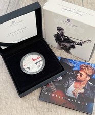 George Michael Royal Mint - 1oz Coin Colour Silver Proof 2024 LIMITED EDITION