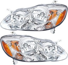 Faros Delanteros Set Para Toyota Corolla 2003 2004 2005 2006 2007 2008 En Oferta