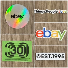 Authentic eBay Celebrating 30 Years Sticker PICK & CHOOSE Design Decal Rare