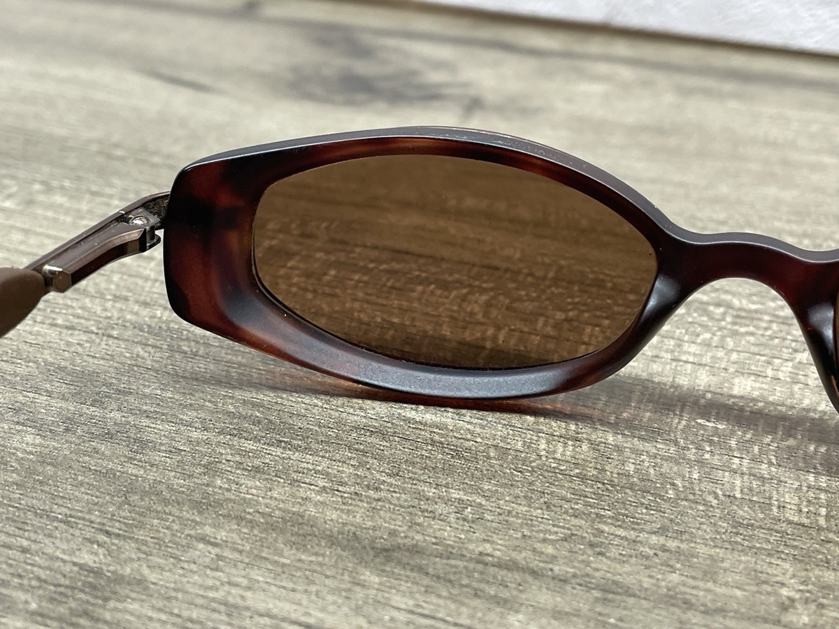 VTG Maui Jim HANA MJ 124-10 Small Sunglasses Brown Tortoise  display picture 3