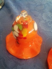 Gläserne Glocken Mundgeblasen Retro