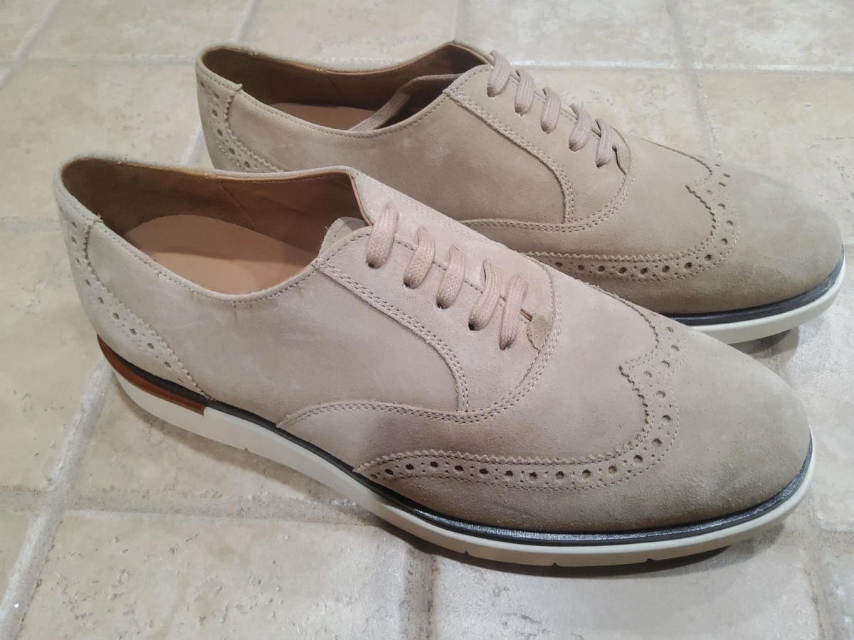 * NIB * $395 Allen Edmonds STRAND 9.5 D Taupe Suede * add $15 new Trees Allen Edmonds  main image 4