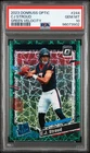2023 Panini Donruss Optic CJ Stroud Green Velocity Rated Rookie #244 PSA 10 Gem