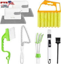 Groove Gap Cleaning Tools 8 Pcs Crevice Brush Window Door Track