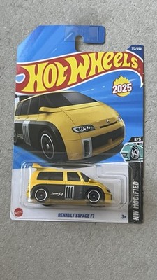 Hot Wheels Renault Espace F1 Modified Series schwarz gelb 172/250 Long Card M