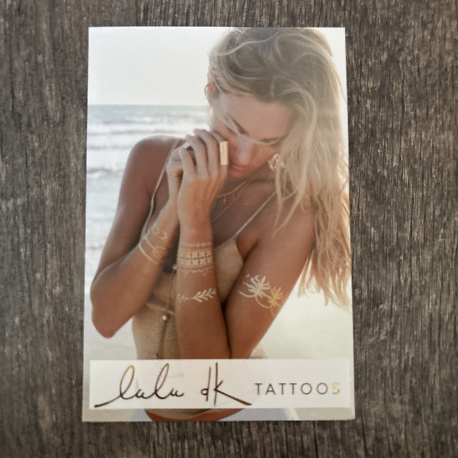Lulu Dk Love Story Gold Temporary Tattoos. FREE Delivery UK