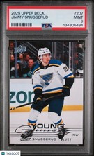 Jimmy Snuggerud RC Rookie PSA 9 2025-26 UD Upper Deck